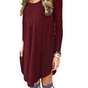 Womans long sleeve dress